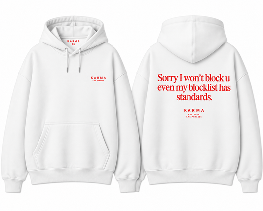Polerón KARMA – SORRY I WON´T