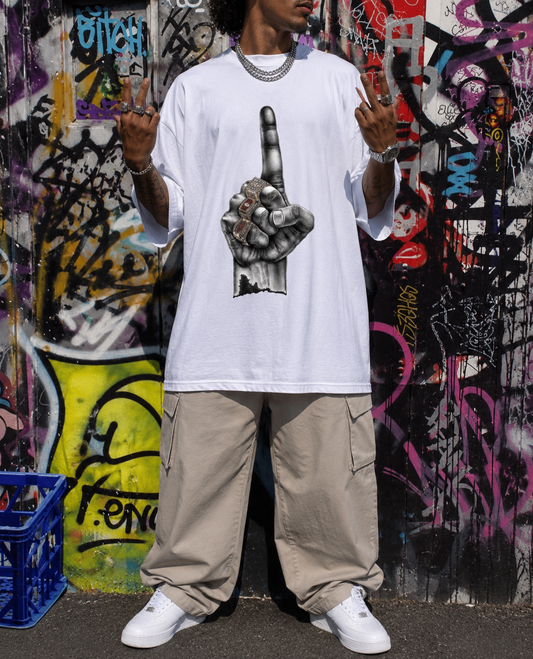 Polera Oversized LAKERS FINGER