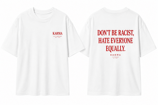Polera Oversized KARMA – Don´t be Racist