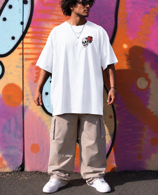 Polera Oversized CARTOON SKULL