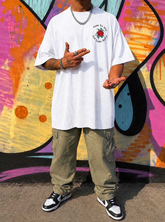 Polera Oversized COMO LA FLOR