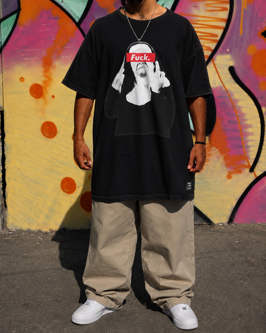 Polera Oversized F#$K NUN