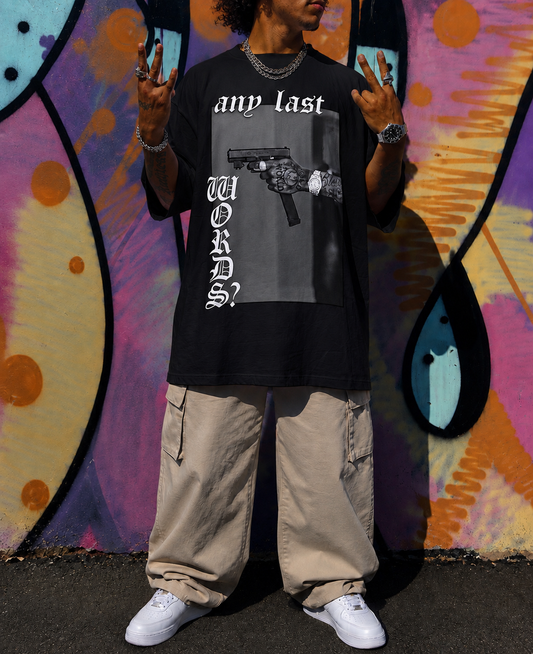 Polera Oversized LAST WORDS