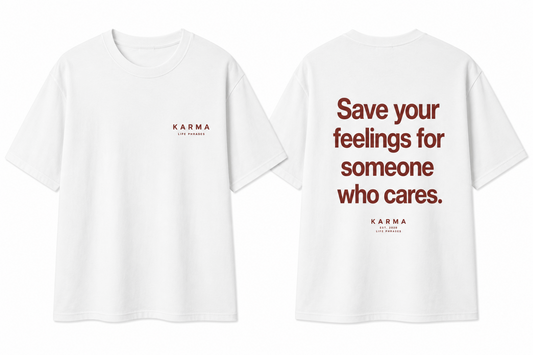 Polera Oversized KARMA – SAVE YOUR FEELINGS