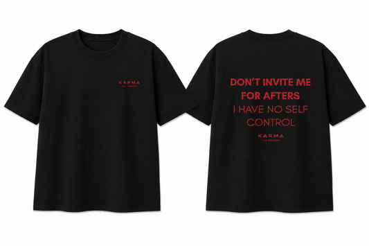 Polera Oversized KARMA – I HAVE NO SELF CONTROL