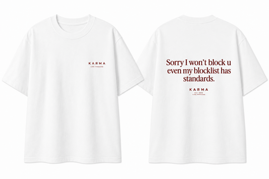 Polera Oversized KARMA – SORRY I WON´T