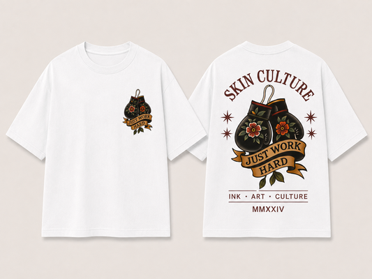 Polera Skin Culture™ Just Work Hard