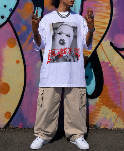 Polera Oversized GANGSTA RAP