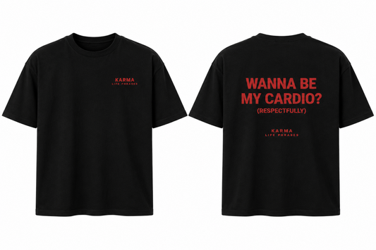 Polera Oversized KARMA – WANNA BE MY CARDIO? (RESPECTFULLY)