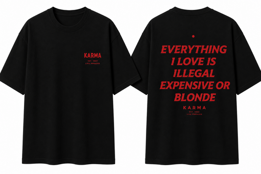 Polera Oversized KARMA – Everything Ilegal