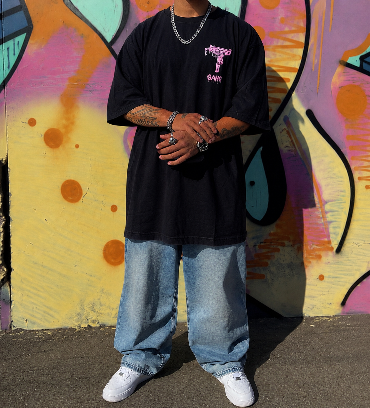 Polera Oversized UZI GANG