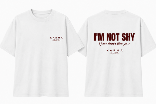 Polera Oversized KARMA – I´M NOT SHY