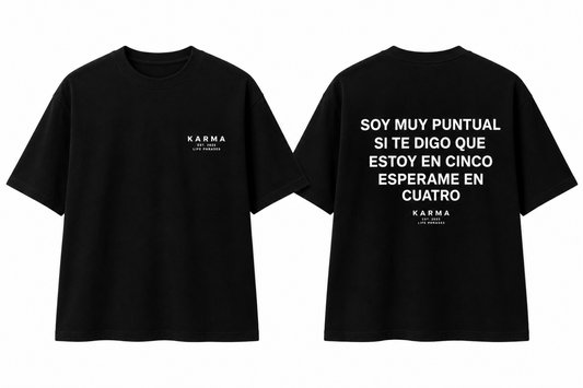 Polera Oversized KARMA – ESTOY EN CINCO
