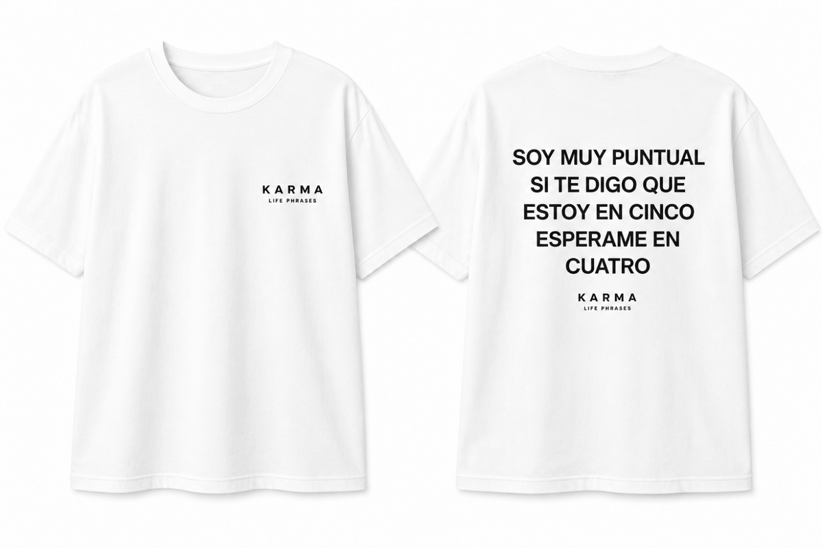Polera Oversized KARMA – ESTOY EN CINCO