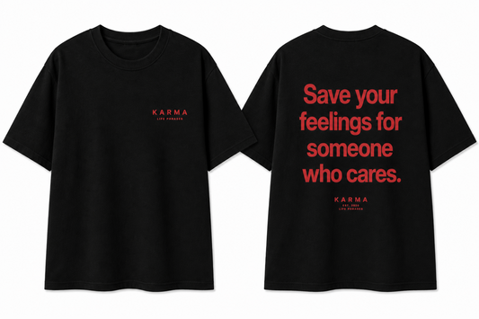 Polera Oversized KARMA – SAVE YOUR FEELINGS