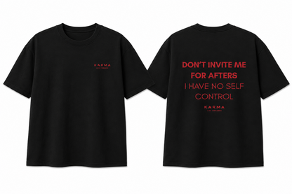 Polera Oversized KARMA – I HAVE NO SELF CONTROL