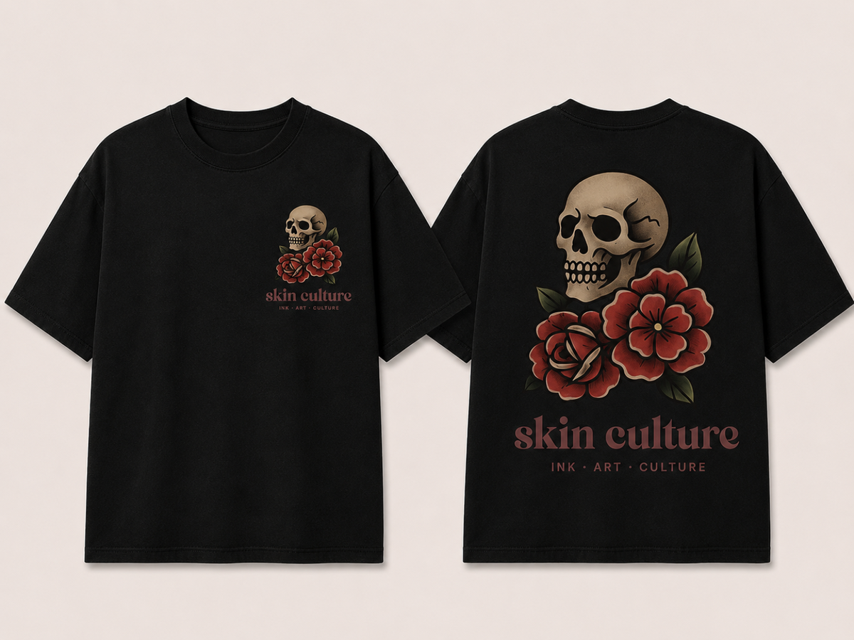 Polera Skin Culture™ Skull Roses