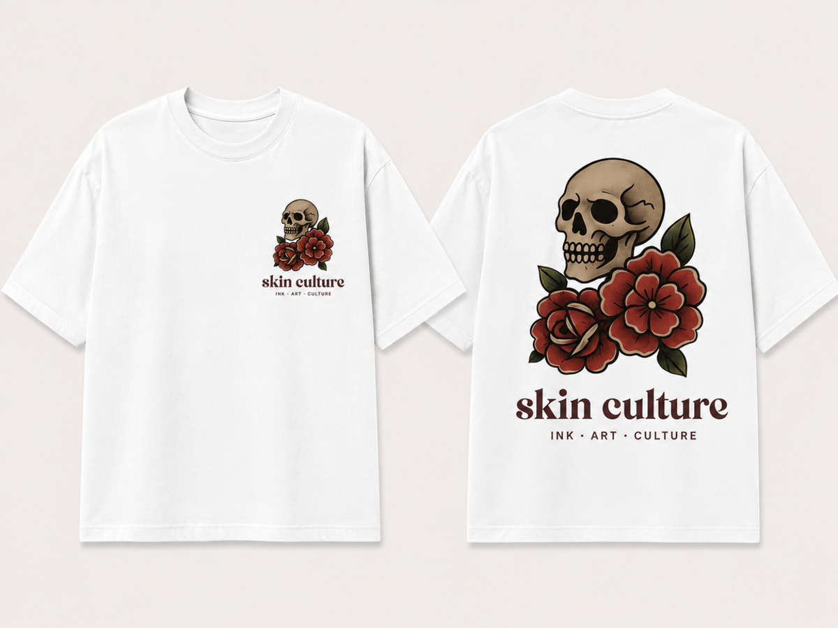 Polera Skin Culture™ Skull Roses