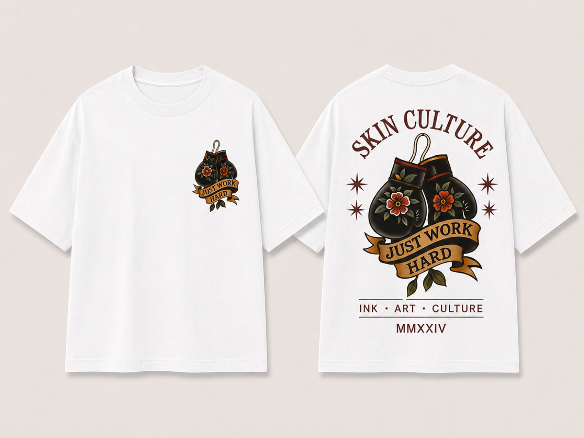 Polera Skin Culture™ Just Work Hard